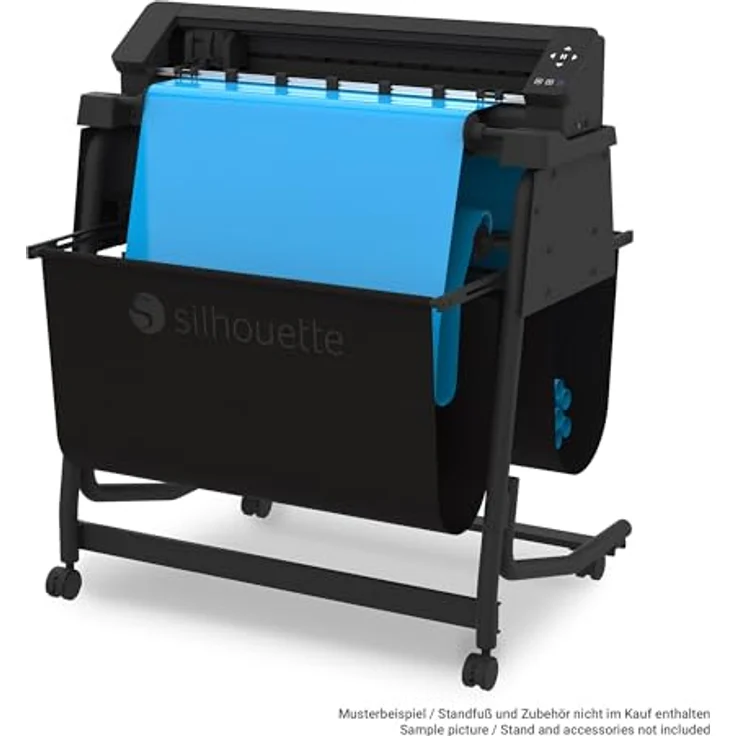 Silhouette CAMEO PRO MK-II, Schneideplotter 61 cm mit Bluetooth & USB, Profi-Gerät für Vinyl, Papier und Textilien, schwarz – Bild 6