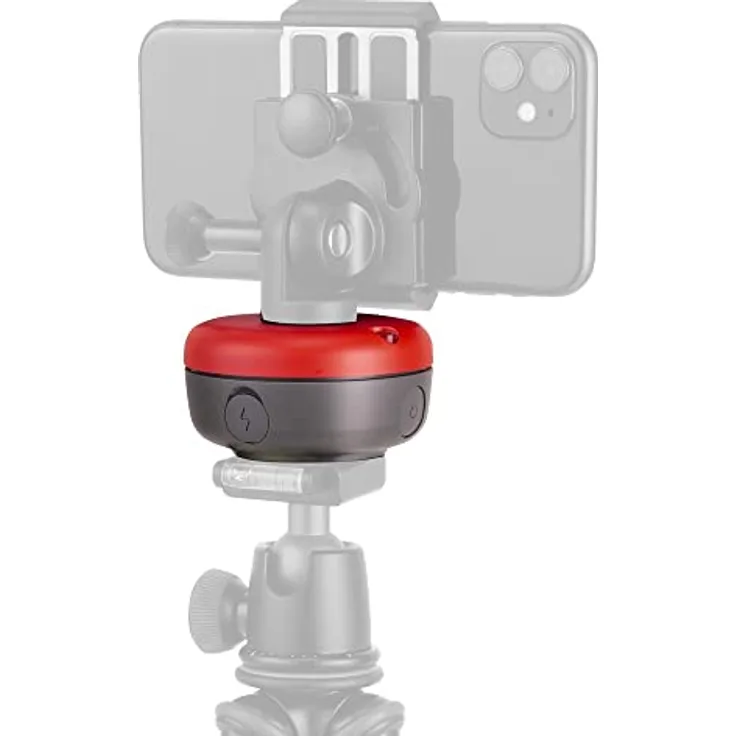 JOBY Spin Elektronischer Bluetooth-Stativkopf, Motion Control, Motorisierter Smartphone Gimbal, Panorama, Stativhalterung, Vlogging, Content-Erstellung, Bewegungsaufnahmen, Zeitraffer, App-Steuerung