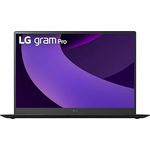 LG gram Pro Notebook 17 Zoll Laptop - Intel Core Ultra 7 (16GB RAM, 1TB SSD, Intel Arc Graphics, Windows 11 Home, Bluetooth 5.4, 2xThunderbold 4) - Schwarz