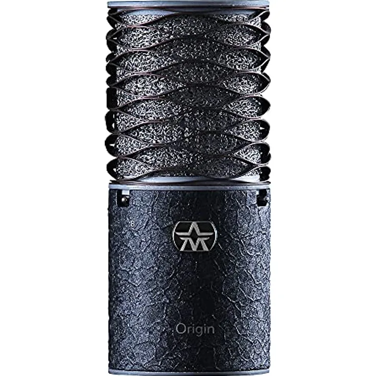 Aston Microphones Origin Black Bundle Hochleistungs-Großmembran-Kondensatormikrofon mit Nierencharakteristik - einschließlich SwiftShield Popschutzfilter und Schwinghalterung