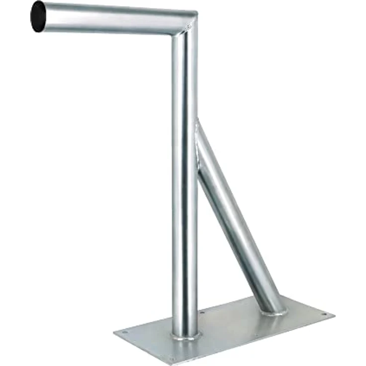 X 60cm Wandhalter Stahl verzinkt SAT-Halterung mit Stützelement Auslegerlänge 600mm Auslegerhöhe 300mm Grundplatte 400x200mm Wandhalterung Wandabstand 60 cm Wand Montage – Bild 3