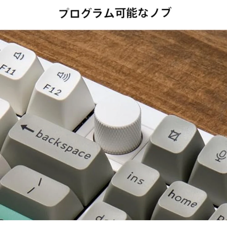 Keychron Q6 Max Kabellose Mechanische Tastatur, RGB LED Gateron Banana Schalter für Mac Windows Linux - Weiß – Bild 5