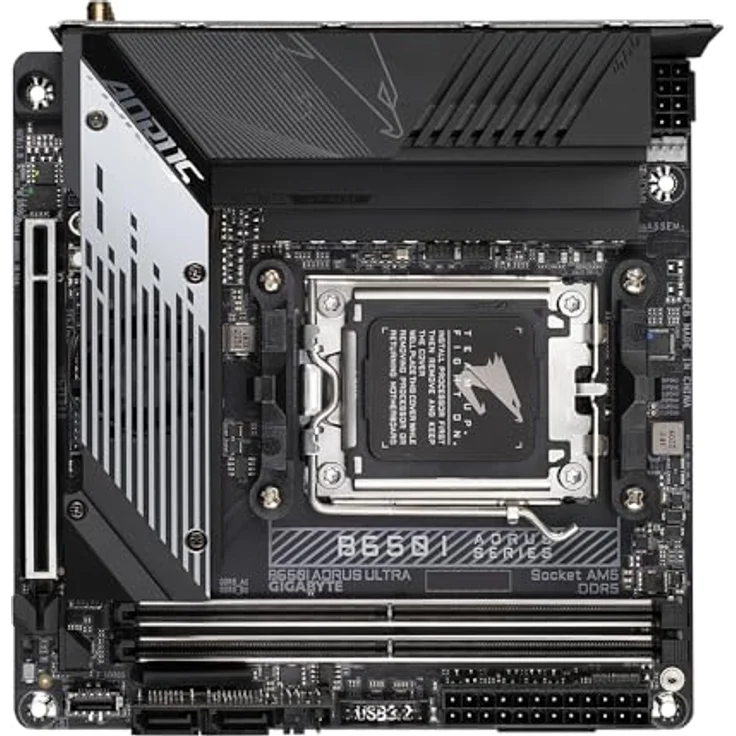 Gigbayte Aorus B650I AORUS Ultra (Sockel AM5/B650/DDR5/S-ATA 6Gb/s/Mini ITX) – Bild 5