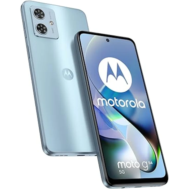 Motorola Moto G54 (256 GB, Glacier Blue, 6.50", Dual SIM, 50 Mpx, 5G), Smartphone, Blau – Bild 1