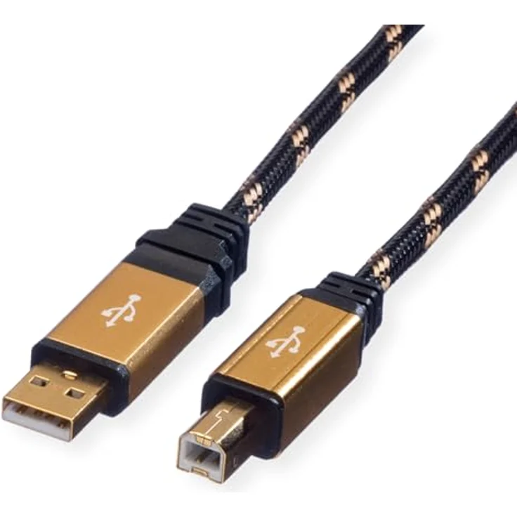 ROLINE Gold USB 2.0 Kabel, Typ A-B 4,5m (11.02.8805) – Bild 2