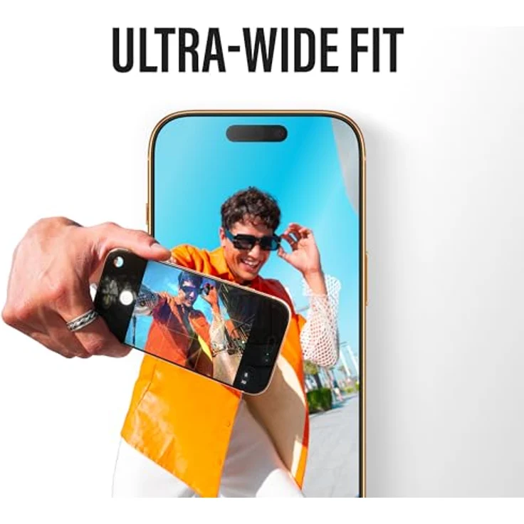 PanzerGlass Ultra Wide Fit, Smartphone Schutzfolie für Apple iPhone 17, transparent, kompatibel mit MagSafe – Bild 2