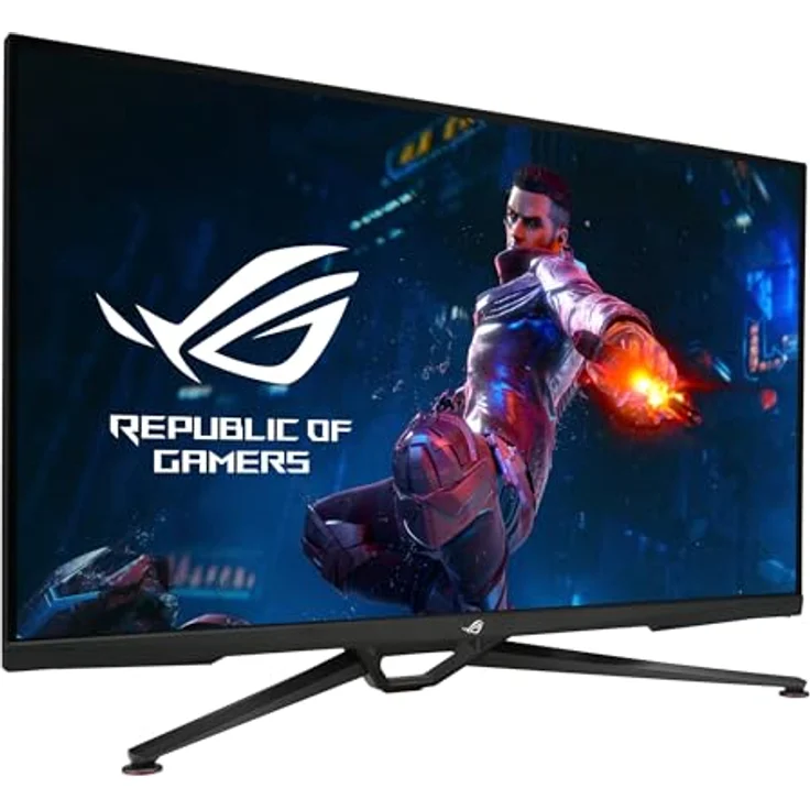 ASUS ROG Swift PG38UQ - 38 Zoll 4K UHD Gaming Monitor - 144 Hz, 1ms GtG, G-Sync, FreeSync, ELMB Sync, DisplayHDR 600 - Fast-IPS, Stativ Sockel, 16:9, 3840x2160, DP 1.4, HDMI 2.1, USB-Hub, Speaker – Bild 2