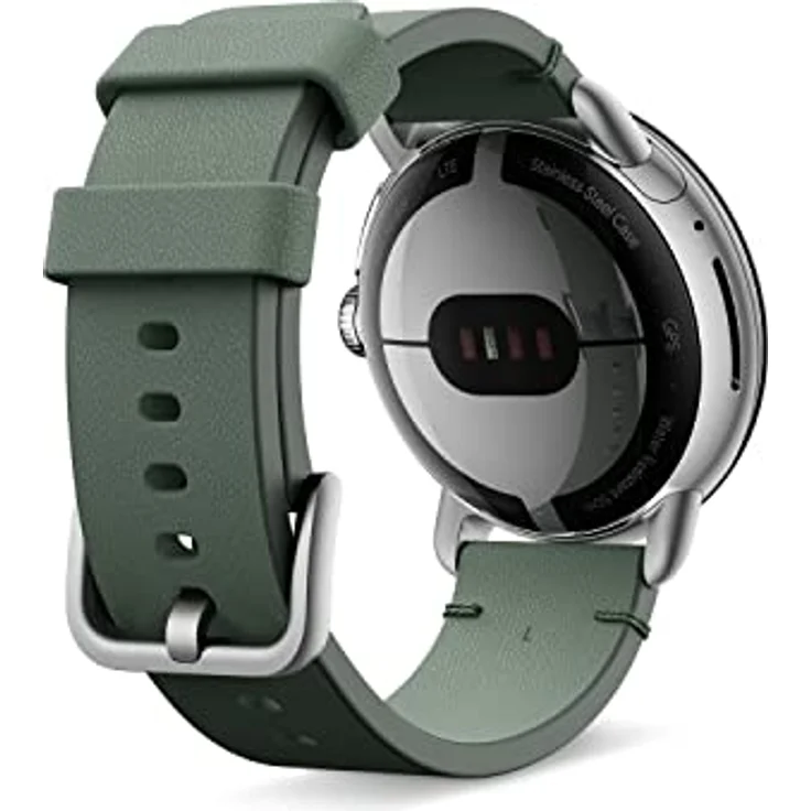Google Pixel Watch Handgefertigtes Lederarmband – Green, groß – Bild 2