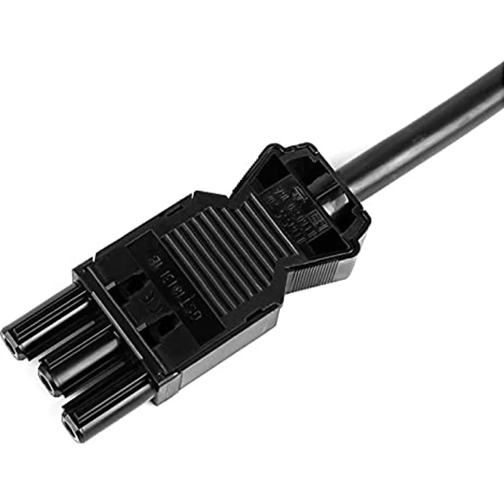 Bachmann Zuleitung 3,0m SW DESK 375.003, Verlängerungskabel in Schwarz – Bild 4