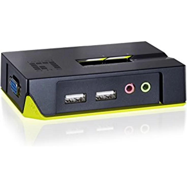 LevelOne 2-Port USB KVM Switch mit Audio