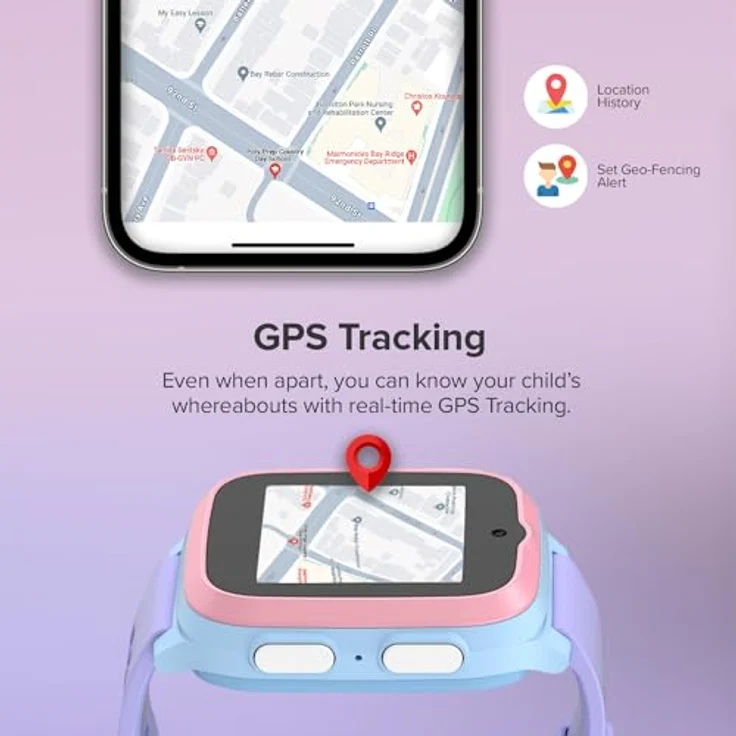 myFirst Fone S3+ Kinder-Smartwatch in Cotton Candy Mix mit GPS, Musikplayer, Kamera, Anruffunktion und Schulmodus – Bild 5