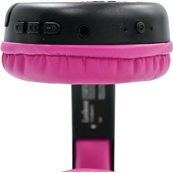 Lexibook Monster High HPBT010MH, 2-in-1 Bluetooth & kabelgebundene Kopfhörer mit Mikrofon, faltbar und verstellbar, rosa/schwarz, kinderfreundlicher Klang bis 85 dB – Bild 4