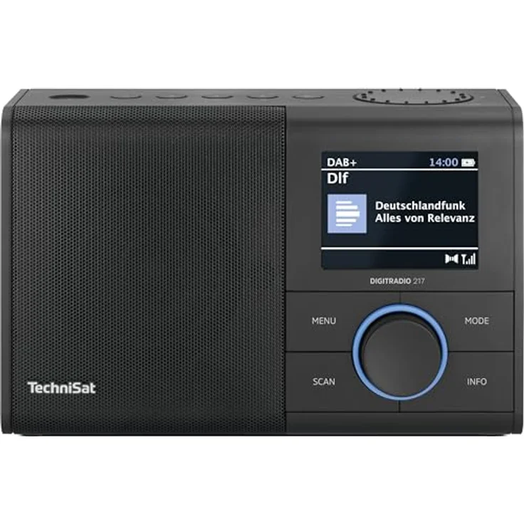 TechniSat DIGITRADIO 217 – Kompaktes und tragbares DAB+ Digitalradio mit Bluetooth und Farbdisplay, schwarz – Bild 3