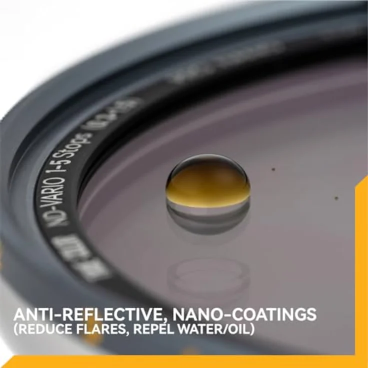 NiSi JetMag Pro VND Flex Kit (82MAG), Variabler ND-Filter mit 1-5 Blendenstufen und integriertem Pol-Filter, inkl. Magnet Adapterringe und Aufbewahrungstasche – Bild 9