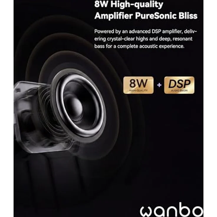 WANBO Beamer Togo Pro, Full HD LED Projektor mit 500 ANSI-Lumen, integriertem Lautsprecher, Autofokus und Google TV, 3,5 Stunden Akkulaufzeit – Bild 8