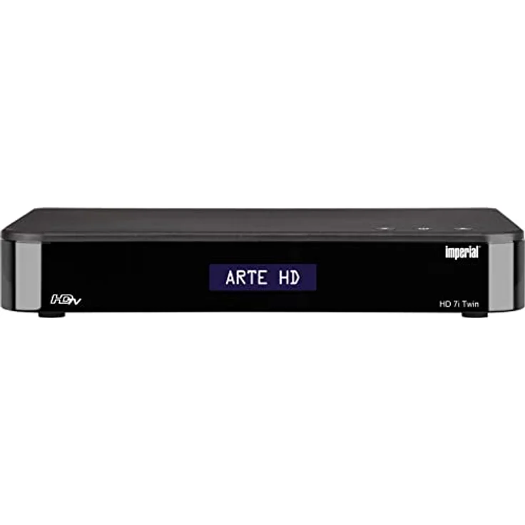 Imperial HD 7i Twin - Twin SAT Receiver (Full HD Twin Tuner, PVR Aufnahmefunktion, SAT IP, Bluetooth Senden, Smart, Radio, alphanumerisches Display) – Bild 1