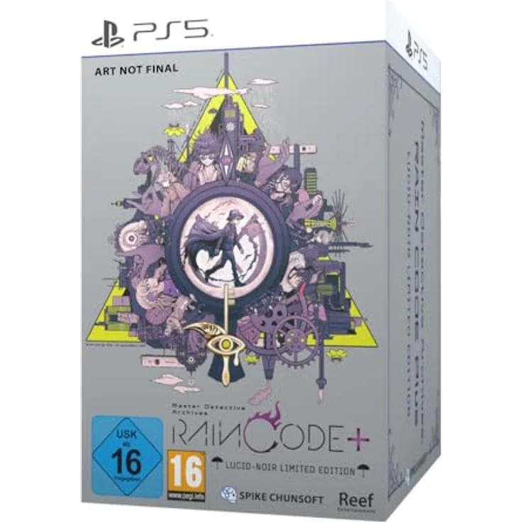 Spike Chunsoft Master Detective Archives: RAIN CODE Plus Lucid-Noir Limited Edition (PS5) - 3D Detective Adventure, Eccentric Cast, Puzzles and Paradoxes, 4K Compatibility, Bonus Original Printed Novel – Bild 1