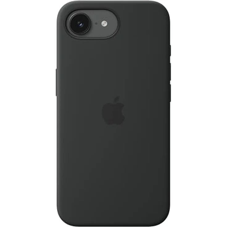 Apple iPhone 17e Silikon Case mit MagSafe, Schwarz – Schützendes und umweltfreundliches Design mit Mikrofaserfutter und integrierten Magneten für kabelloses Laden – Bild 1