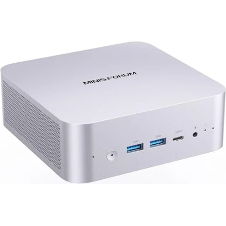 MINIS FORUM AI X1-470 Mini PC, AMD Ryzen AI 9 HX470 (12C/24T, bis zu 5,2 GHz), 32 GB DDR5 RAM, 1 TB M.2 SSD, 4K@120 Hz HDMI/DP/USB4, Dual Speaker/DMIC, 2.5G LAN, Wi-Fi 7/BT 5.4 – Bild 1