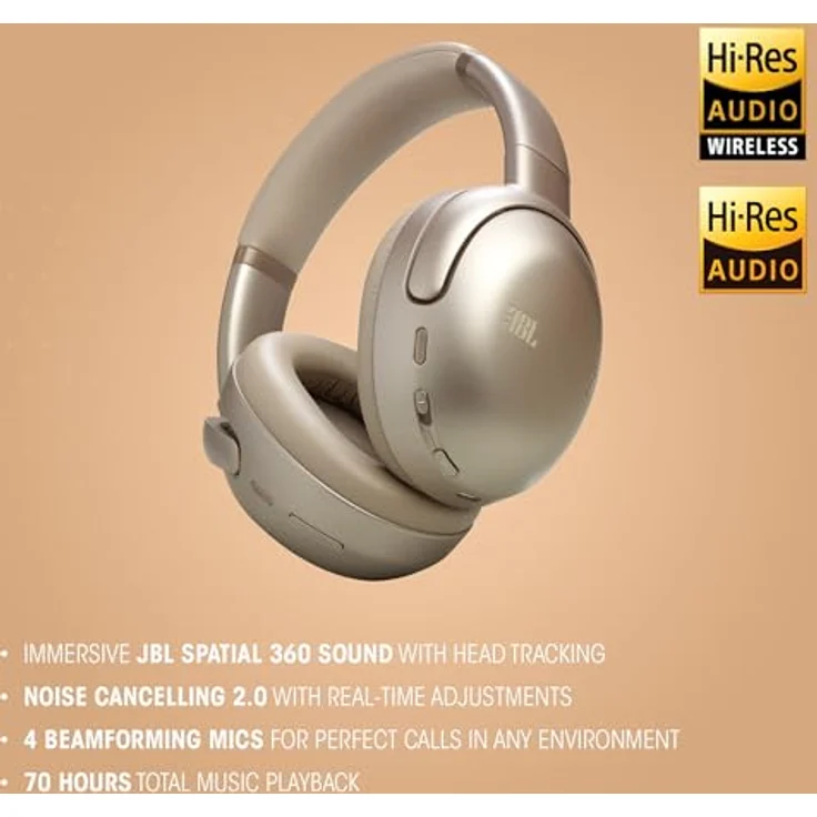 JBL Tour One M3, Over-ear Bluetooth-Kopfhörer mit Hi-Res-Audio, adaptivem Noise-Cancelling und 70 Stunden Akkulaufzeit, grün – Bild 7