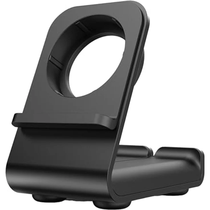 Desire2 Restore Ladeständer für Apple Watch, eleganter Aluminium-Ladeständer mit rutschfester Unterseite, Schwarz – Bild 1