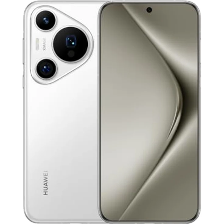 Huawei Pura 70 Pro (512 GB, 6.80", Dual SIM, 50 Mpx, 5G), Smartphone, Weiss – Bild 1