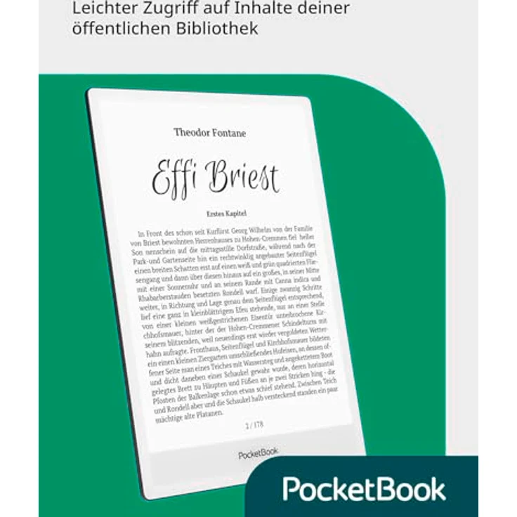 PocketBook InkPad One, 10,3 Zoll E-Book-Reader mit Smartlight, Bluetooth, Notizfunktion und mattschwarzer Oberfläche – Bild 5
