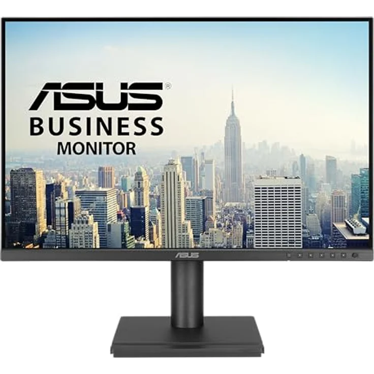 ASUS Business BE248QF, 24,1 Zoll WUXGA Monitor mit 100Hz, ergonomisch, Pivot, Blaulichtfilter, EPEAT Gold, DisplayPort, HDMI, USB-Hub, D-Sub, Speaker – Bild 1