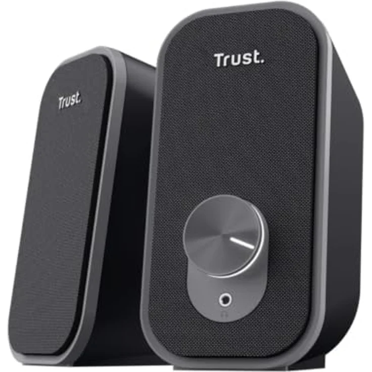 Trust Ador 2.0-Lautsprecherset, Kabelgebundene PC-Lautsprecher mit 6W RMS Leistung, Schwarz – Bild 4