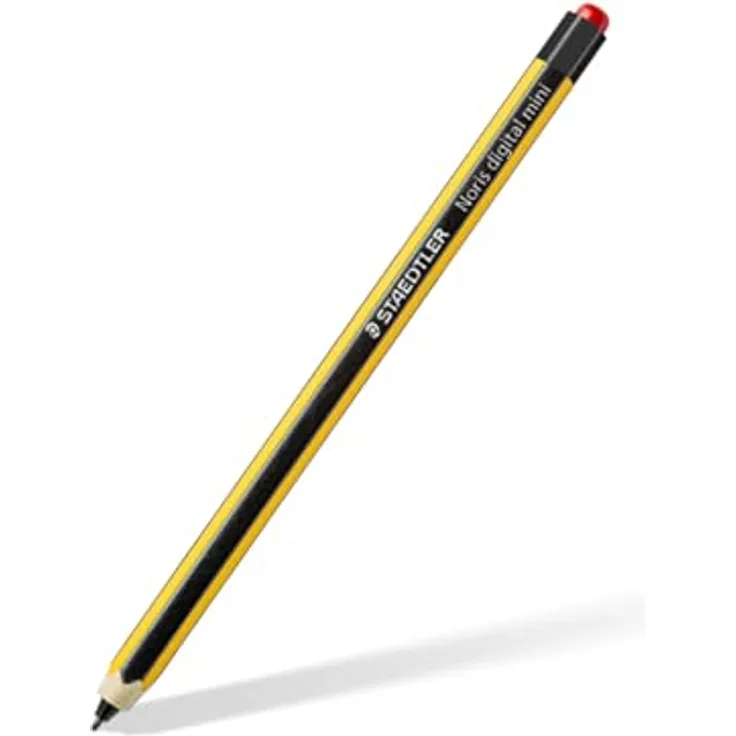 STAEDTLER Noris digital Mini 180M, 2-in-1 Stylus-Eingabestift für digitales Schreiben und Zeichnen, EMR und kapazitive Touchscreens, inklusive 5 EMR Ersatzspitzen und Werkzeug