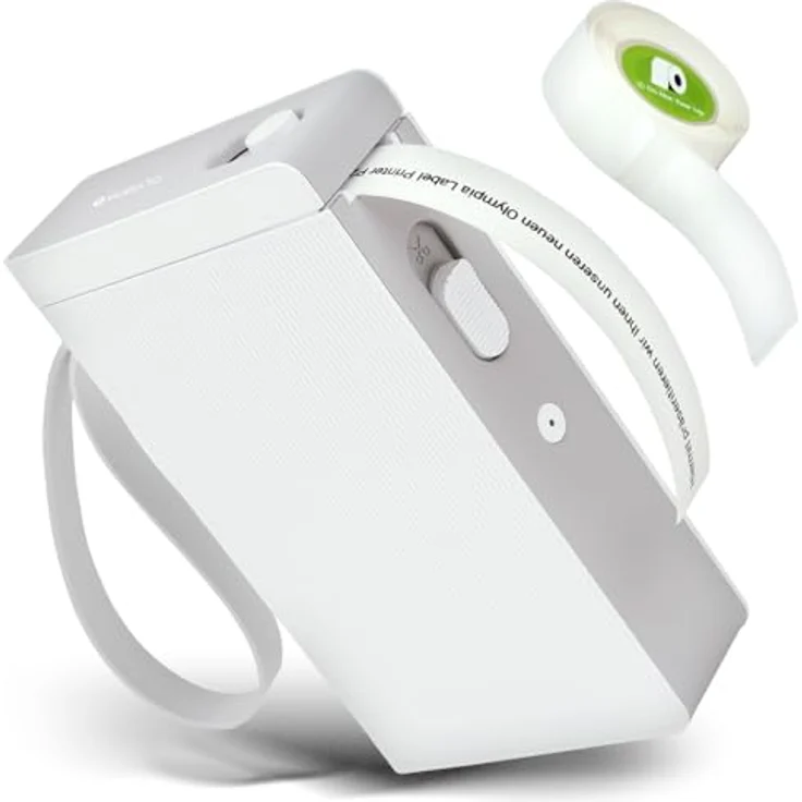 Olympia 6301 Etikettendrucker, Thermodirekt 203 x 203 dpi, Bluetooth-fähig, max. Etikettenbreite 15mm, kompakt für Küche und Büro – Bild 1