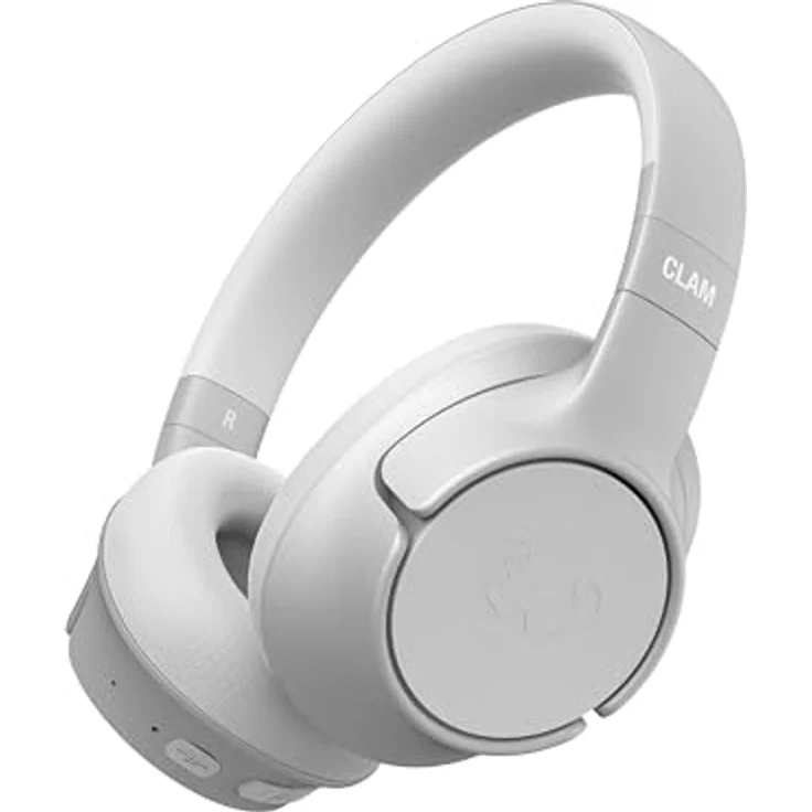 Fresh 'n Rebel Clam Fuse Bluetooth kopfhörer Over Ear mit Hybrid Active Noise Cancelling, mit ENC-Mikrofon (perfekte Anrufe), Kabellose kopfhörer mit Ambient Mode, 45h Spielzeit (Weiß) – Bild 1