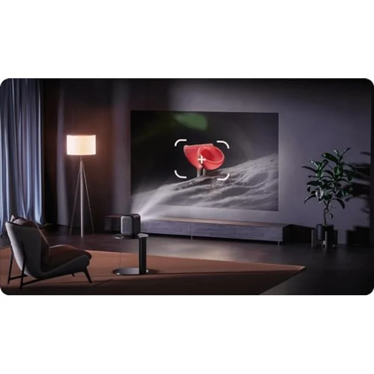Xiaomi Smart Projector L1, Full HD Beamer mit 200 lm, automatischer Keystone-Korrektur und Google TV, schwarz – Bild 7