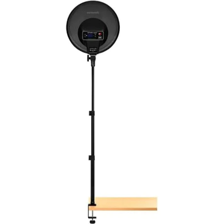 Streamplify GLOW LIGHT 14 Softlight, Großes Softlight für Content-Creator, 36-cm-Bildschirm-Leuchte, rückseitiges LCD-Touchpanel, EU-Netzkabel - schwarz – Bild 3