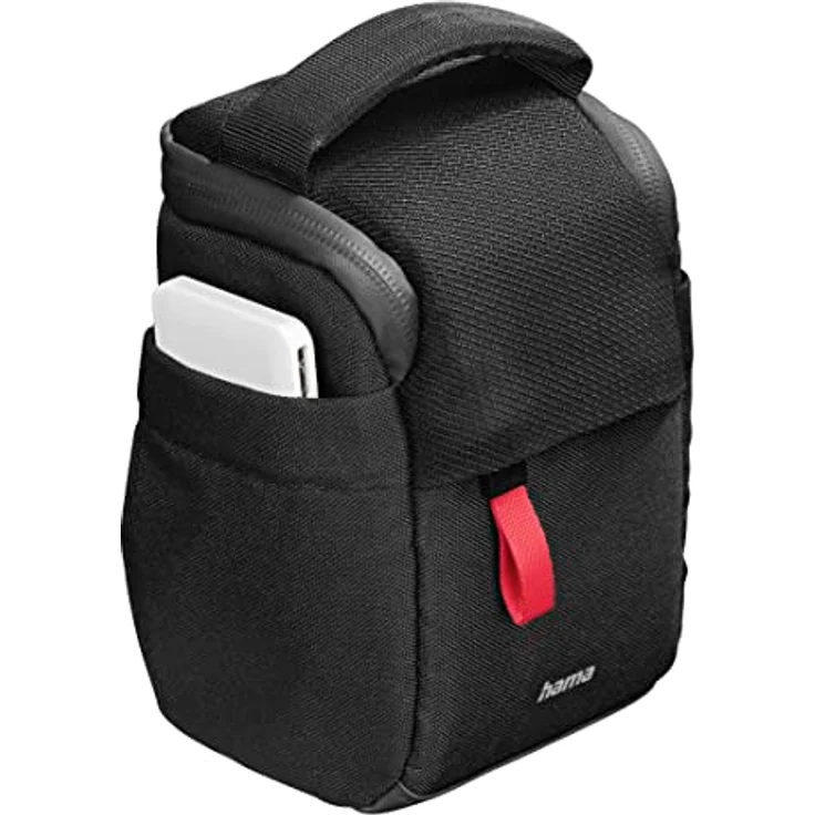 Hama Matera (Kamera Etui), Kameratasche, Schwarz, mit abnehmbarem Schultergurt – Bild 10