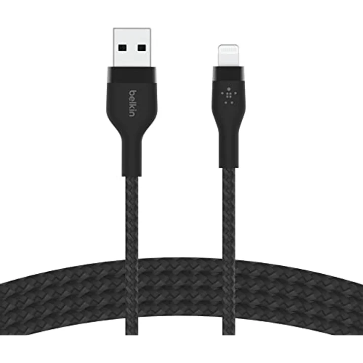Belkin Flex Lightning-USB-A 3m mfi zert., schwarz CAA010bt3MBK – Bild 3