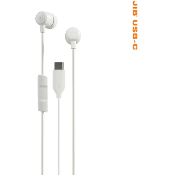 Skullcandy JIB IN EAR W/MIC 1, Kabelgebundene Kopfhörer mit USB-C Anschluss, Weiss – Bild 5