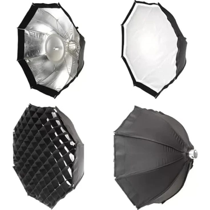 Godox AD-S7 Witstro multifunktionales 3-in-1 Softbox Set für Blitzgerät AD180-360 schwarz – Bild 3