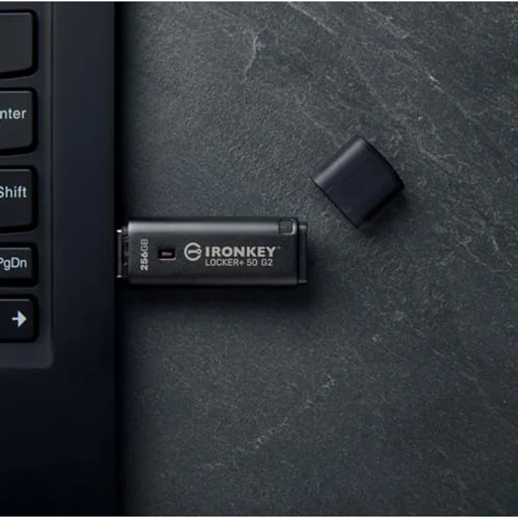 Kingston IronKey Locker 50 G2, 32GB USB-Stick mit XTS-AES 256-Bit-Hardware-Verschlüsselung, FIPS 197 zertifiziert, bis zu 145 MB/s lesen, 115 MB/s schreiben – Bild 5
