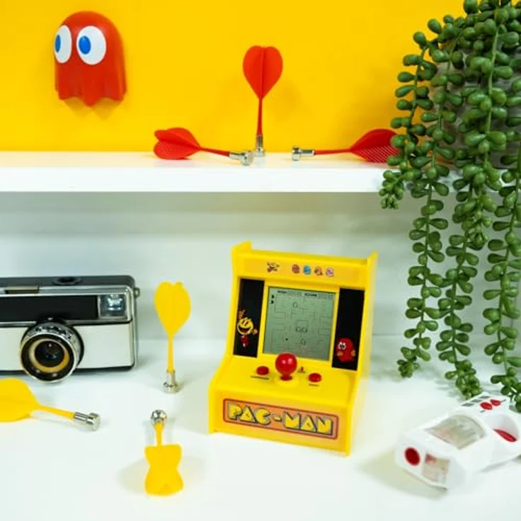 Z-Man Games PAC-MAN Desktop Arcade, kompakte Spielkonsole mit originalen Soundeffekten und Grafik, nostalgisches Arcade-Erlebnis – Bild 9