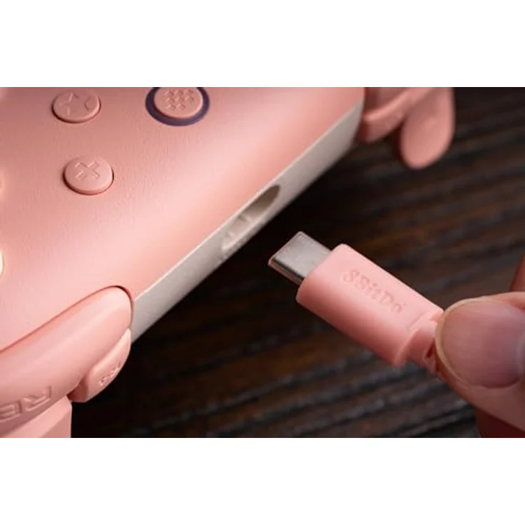 8bitdo Ultimate 2C Wired Gaming Controller für Windows, Android und PC, Rosa - Präzision und Komfort für Gamer – Bild 7