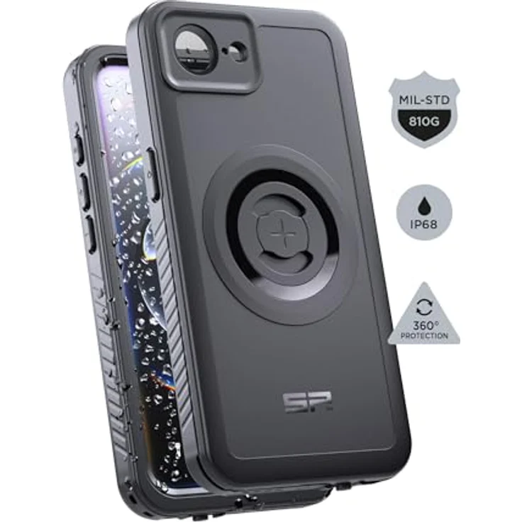 SP CONNECT Phone Case Xtreme für iPhone 16e, militärstandardszertifiziert, robust und wasserdicht, kabelloses Laden, kompatibel mit MagSafe – Bild 2