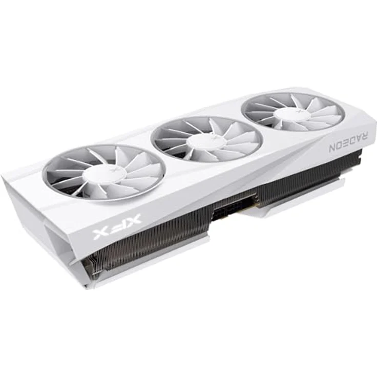 XFX Quicksilver AMD Radeon RX 9070XT White Magnetic Air Edition mit 16 GB GDDR6 HDMI 3xDP, AMD RDNA™ 4 (RX-97TMAQKW9) - Grafikkarte mit Game-Takt bis zu 2400 MHz und Boost-Takt bis zu 2970 MHz – Bild 5