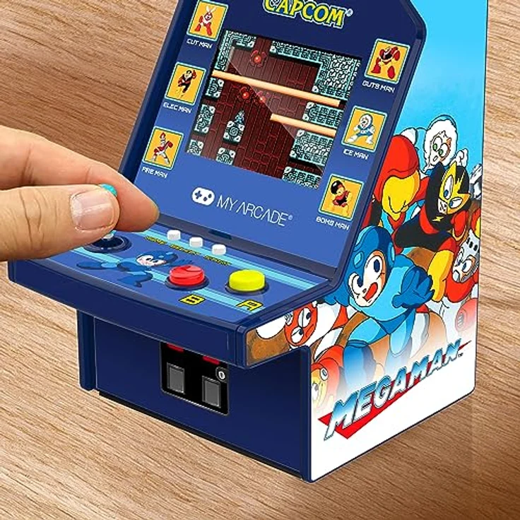 My Arcade MEGA MAN MICRO PLAYER PRO, tragbare Konsole mit 2.75 Zoll Farbdisplay und 6 Mega Man Spielen – Bild 2