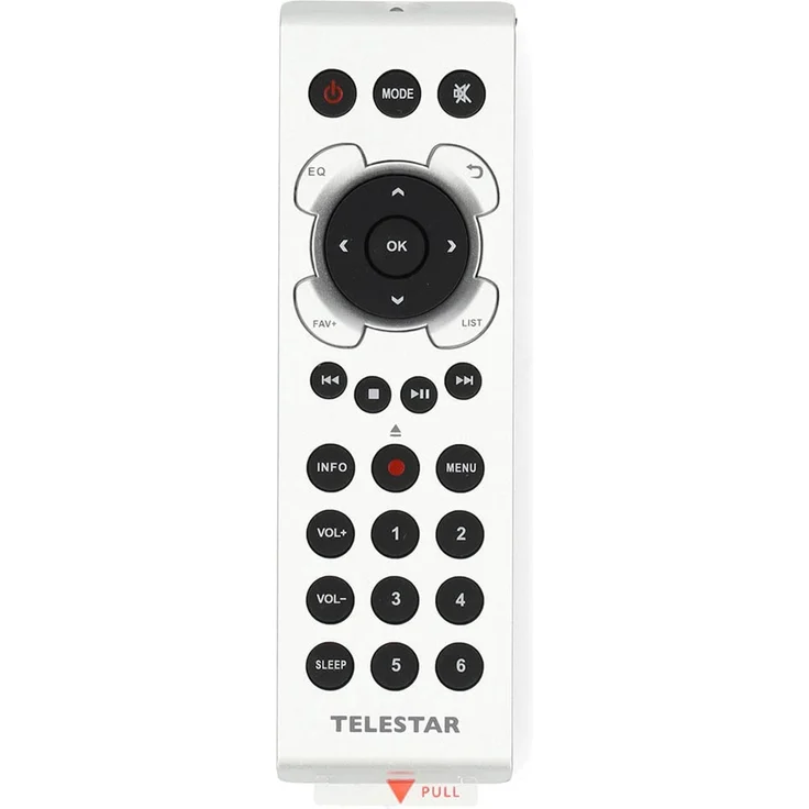 Imperial Collection Fernbedienung Telestar DIRA M1 / M12, Infrarot, Silber