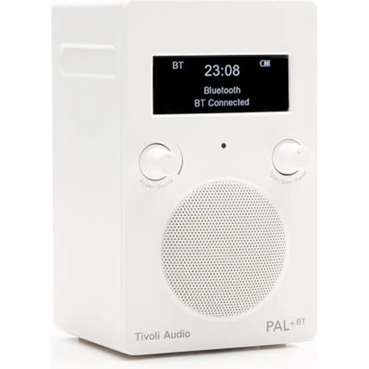 Tivoli Audio PAL+ BT (Gen 3), Tragbares FM-Radio mit Bluetooth 5.0 und USB-C, weiß – Bild 3