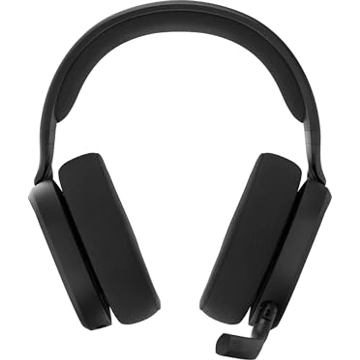 Fractal Design Scape Dark, Wireless PC Gaming Headset mit abnehmbarem Flip-to-Mute Mikrofon, Geräuschunterdrückung, bis zu 40 Stunden Akkulaufzeit und konfigurierbarer Ambient-Beleuchtung, schwarz – Bild 2