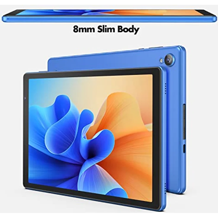 PRITOM 10 inch Android 12 Tablet,2GB RAM, 32GB ROM, 6000Mah, Expand to 512GB, Quad Core Processor, 10 inch Tablet, Android Tablets HD IPS Screen, Camera, Wi-Fi, Bluetooth, Tablet PC(Blue) – Bild 3