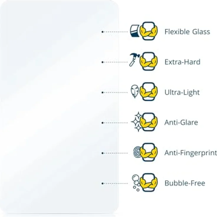 BROTECT Entspiegelungs-Panzerglasfolie für Microsoft Surface Book 2 13.5" Schutzglas Schutz-Folie Matt [Extrem Kratzfest 9H, Anti-Reflex, – Bild 5