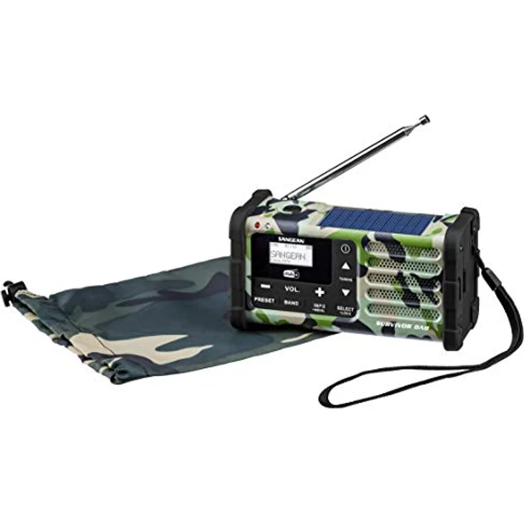 Sangean DAB+ (Survivor DAB) Camouflage grün – Bild 2